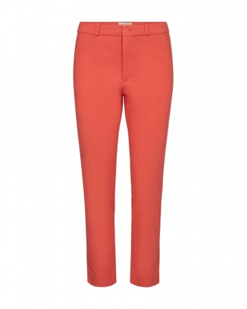 Freequent Solvej Ankle Pant Hot Coral
