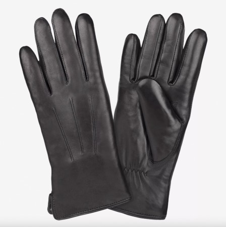 Hansker Ladies Glove Points Vent Hairsheep Black 7,5