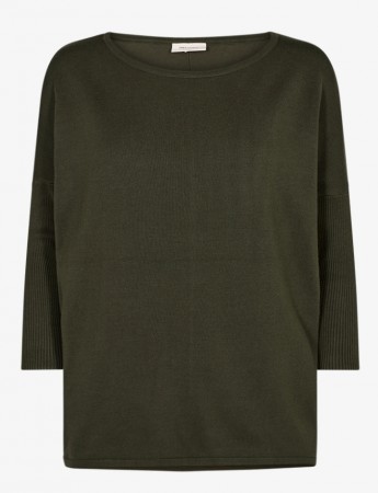 Freequent Jone Pullover Olive Night 