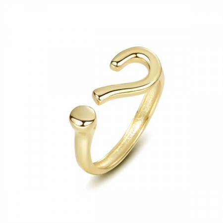 Ella & Pia Why Ring 18k Gold One Size