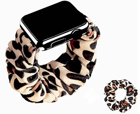 Scrunchie Apple Watch Band Leopard