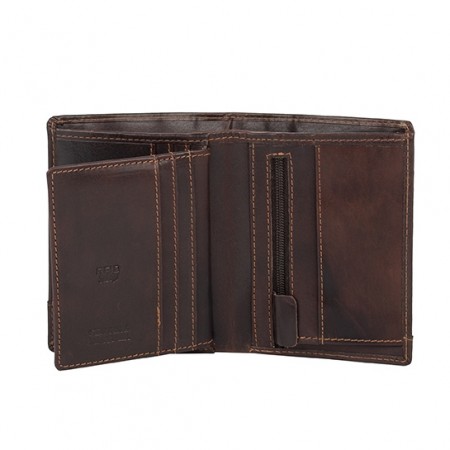 The Monte Wallet Small Brown