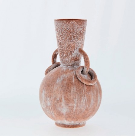 Lene Bjerre Avillia Vase H26.6 Cm. Terracotta
