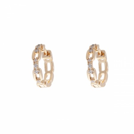 Nora Norway Avenue Chain Ear Gold Clear
