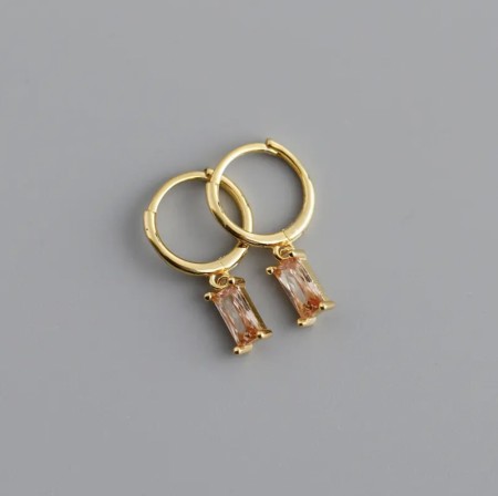 Ella & Pia Tuva Earrings 18K Gold Champagne