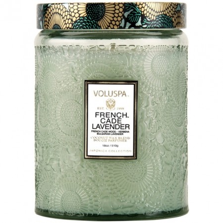 Voluspa Large Jar Candle - French Cade & Lavender