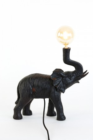 Light & Living Lampe Elephant Matt Black