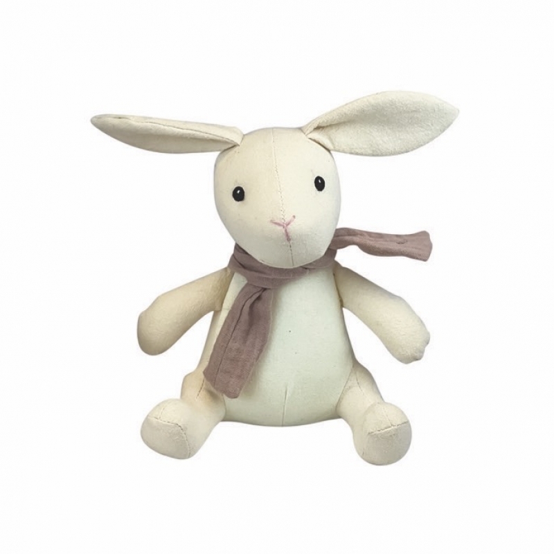 Sidonie - den søte lille kaninen. Laget av bomull og perfekt for å klemme 



Størrelse: 21 cm

Materiale: Bomull

Alder: 0+