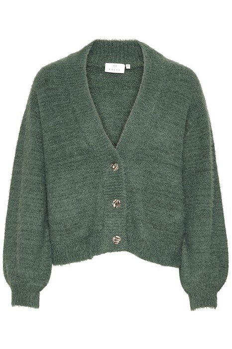 Deilig fluffy cardigan med gullknapper. Composition: 62% Nylon,14% Acrylic,10% Polyester,6% Alpaca,6% Wool,2% Elastane
Fit:     Boxy fit    Short length  Long sleeve